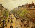 カミーユ ピサロ モンマルトル大通り 1897 年春 パリ